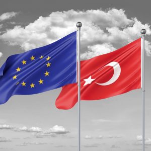 Flaggen Türkei EU
