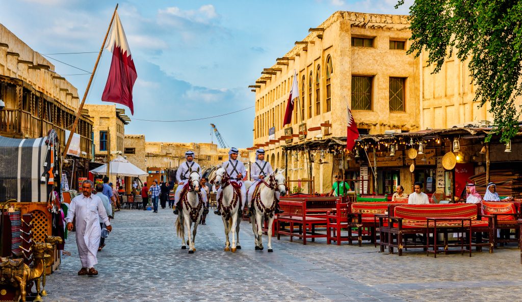 Traditioneller Markt in Qatar