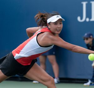 Die Tennisspielerin Peng Shuai ausm China