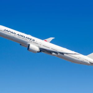 Flugzeug von Japan Airlines