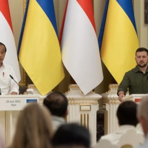 Treffen des Präsidenten der Ukraine Volodymyr Zelenskyi mit dem Präsidenten der Republik Indonesien Joko Widodo