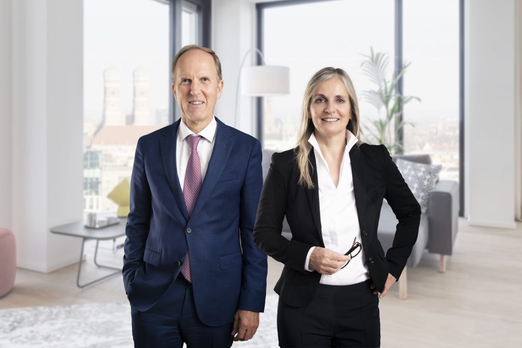 Norbert Verbücheln, CEO Mr. Lodge, und Jacqueline Sauren, Büroleitung.
